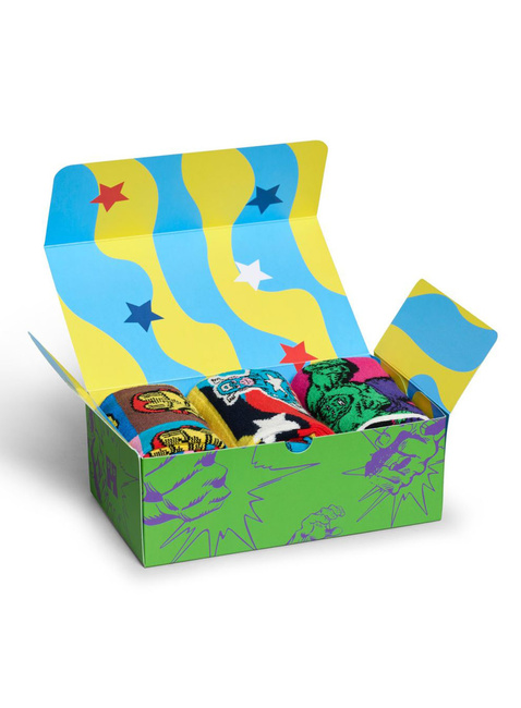 Skarpety 3 pary Happy Socks MARVEL™ 3-Pack Gift Set - Avengers 