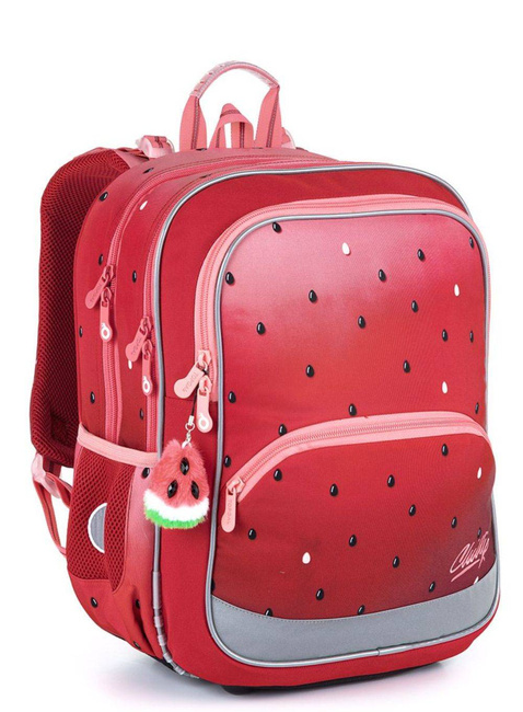Plecak szkolny dziewczęcy Topgal BAZI klasy 1-3 - arbuz