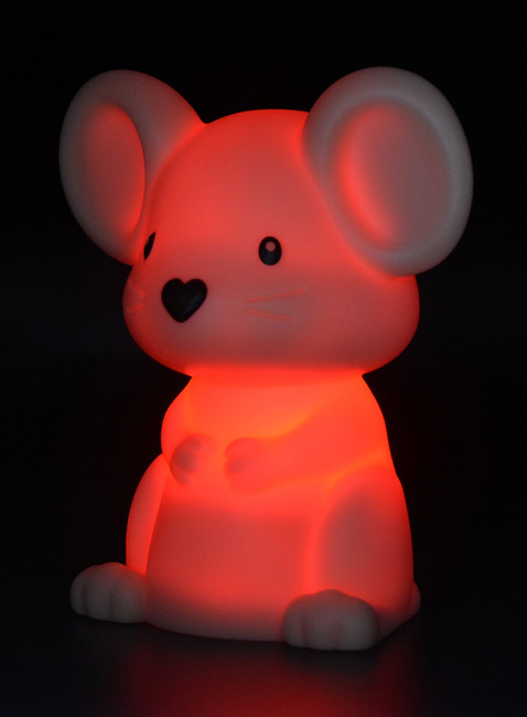 Mini lampka nocna na baterie Dhink Myszka