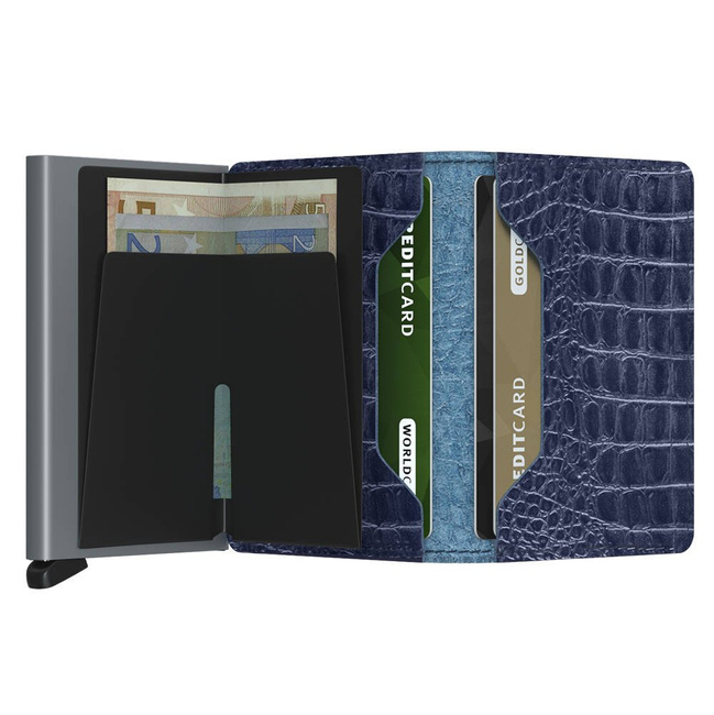 Mały portfel RFID Slimwallet Secrid Nile - blue