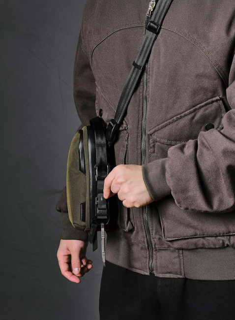 Torba crossbody Alpaka Metro Sling V2 Axoflux - army green