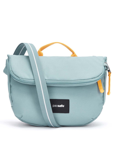 Torba antykradzieżowa z klapą Pacsafe GO Saddle Crossbody - fresh mint
