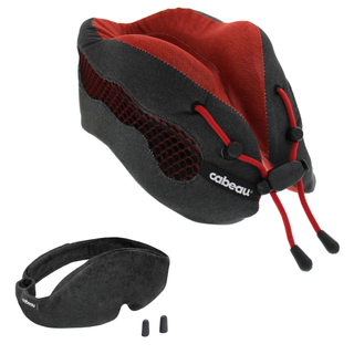 Zestaw Cabeau: poduszka TP Evolution Cool  + opaska Midnight Magic Sleep Mask