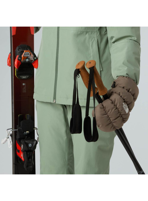 Rękawiczki puchowe The North Face Montana Puffer Mittens - mocha brown