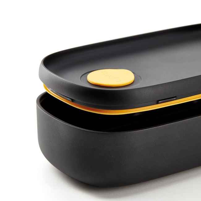 Dwupoziomowy lunchbox Lekue TO GO 2 x 500 ml - turquoise