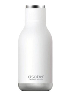 Sportowa butelka termiczna bidon Asobu Urban - white