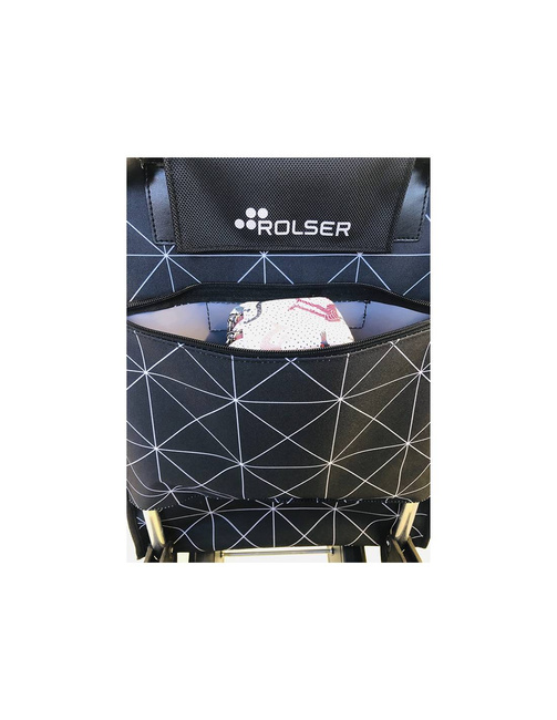 Wózek składany Rolser BMik 4 koła Star - blanco