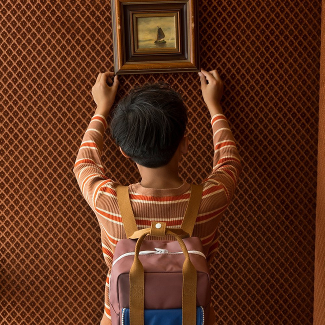 Mały plecak Sticky Lemon Envelope Deluxe S - hotel brick