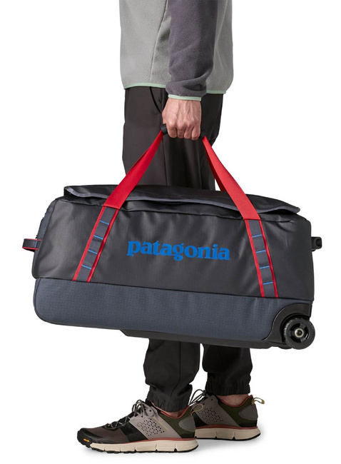 Torba podróżna Patagonia Black Hole Matte Wheeled Duffel 70 l - smolder blue / amanita red