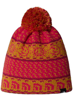 Czapka zimowa dziecięca The North Face Kids' Cabin Ski Tuke - citrine yellow jacquard