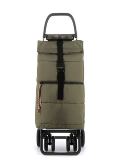 Wózek składany na zakupy Rolser BIG POLAR 4LT - khaki