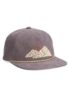 Czapka z daszkiem Topo Designs Corduroy Trucker Hat - rugged peaks / charcoal
