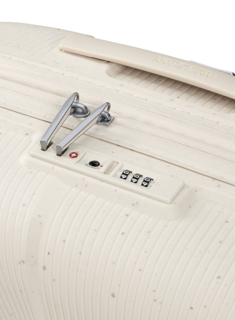 Walizka średnia American Tourister StarVibe EXP - cream speckles