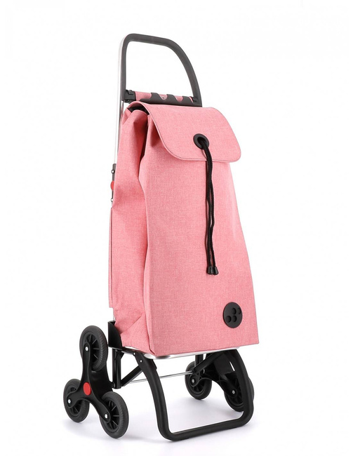 Wózek na zakupy na schody Rolser I-Max TWEED - coral