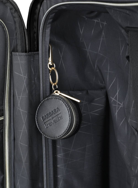 Walizka średnia Travelite Barbara Novelty EXP - black