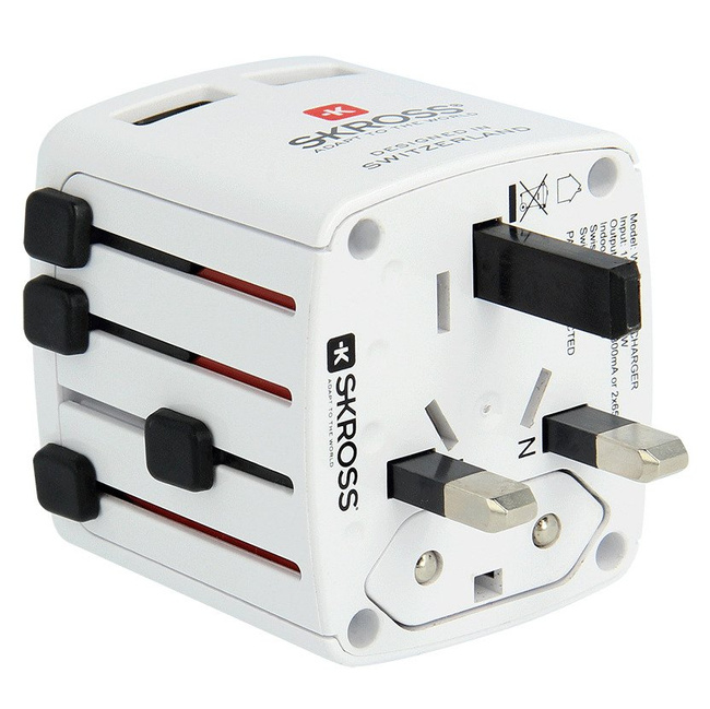 Ładowarka podróżna uniwersalna Skross USB 2.4A