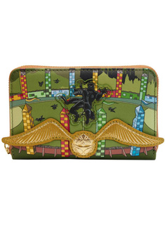 Portfel dziecięcy Loungefly x Harry Potter Zip Around Wallet - golden snitch