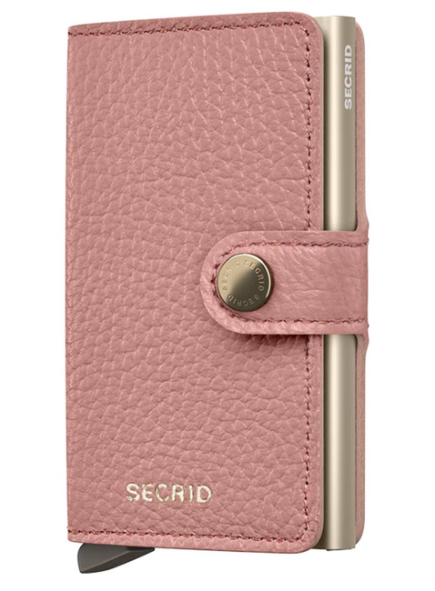 Portfel kieszonkowy RFID Secrid Miniwallet Pebble - rose