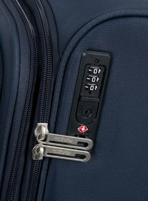Walizka kabinowa American Tourister Cloudrider S EXP - sky navy