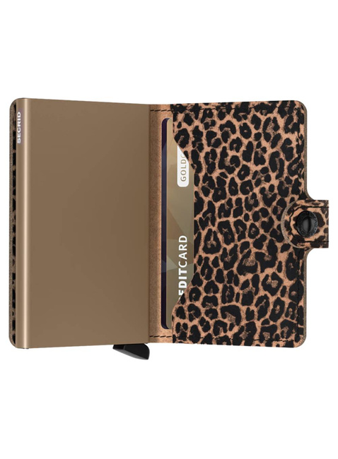 Portfel kieszonkowy Secrid Miniwallet Leo - beige