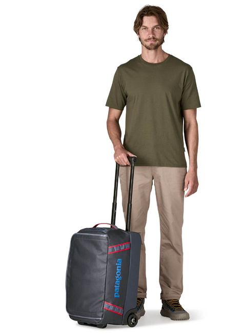 Torba Patagonia Black Hole Matte Wheeled Duffel 40 l - smolder blue / amanita red