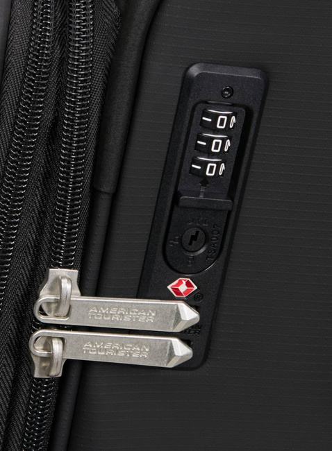 Walizka średnia American Tourister SummerRide EXP - black