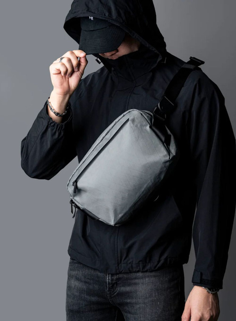 Torba na ramię crossbody Alpaka Go Sling X-Pac® - slate grey