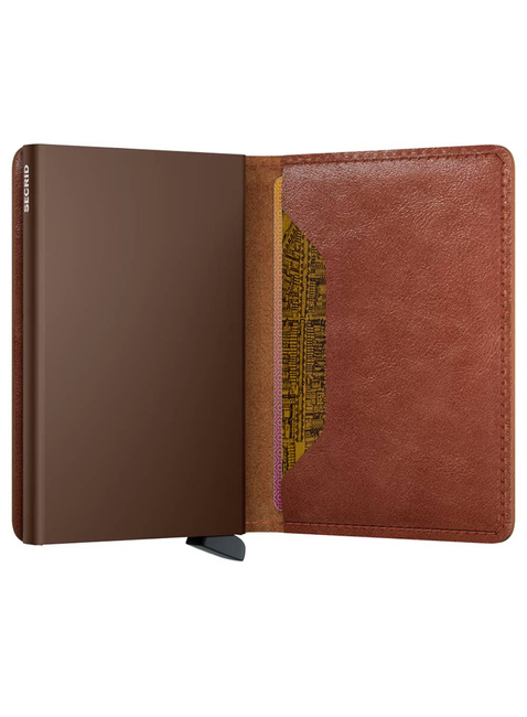 Portfel kieszonkowy Secrid Slimwallet Vintage - cognac / brown