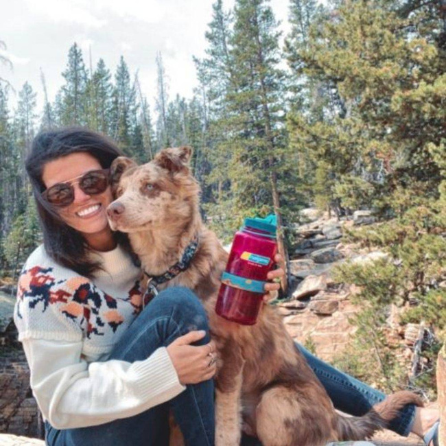 Butelka na wodę  / bidon Wide Mouth 1 l Nalgene - pear