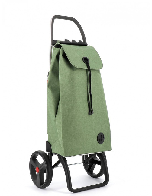 Wózek na zakupy 2 duże koła składany Rolser I-Max TWEED 2LRSG - green