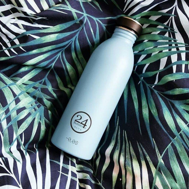 Butelka stalowa na napoje 24Bottles Urban 500 ml - amber deco