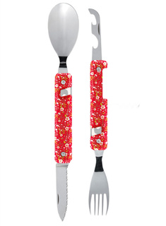 Sztućce Akinod Multifunction Cutlery 13H25 - helianthemum red