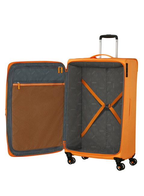 Walizka duża American Tourister AeroSpin EXP - radiant orange