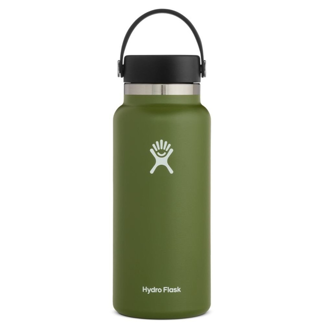 Butelka termiczna 946 ml Wide Mouth 2.0 Flex Cap Hydro Flask - olive