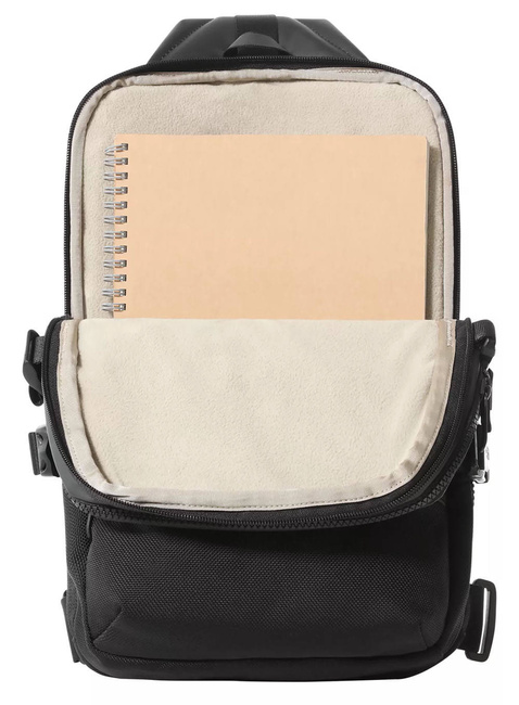 Plecak na jedno ramię The North Face Commuter - tnf black/ tnf black