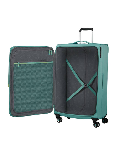Walizka duża American Tourister AeroSpin EXP - dusty turquoise