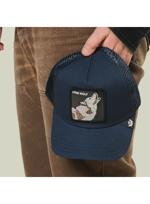 Czapka z daszkiem Goorin Bros Lone Wolf Trucker - navy