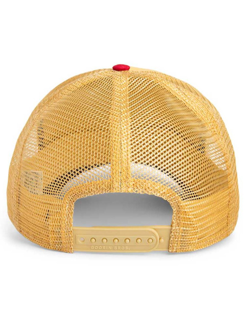 Czapka z daszkiem Goorin Bros The Faithful Eagle Trucker - gold / red