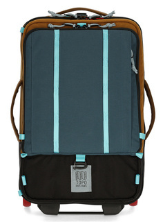 Torba / plecak na kółkach Topo Designs Global Travel Bag Roller - desert palm / pond blue