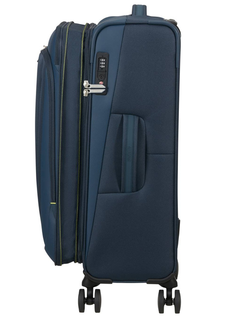 Walizka średnia American Tourister Wanderlite M EXP - dark navy