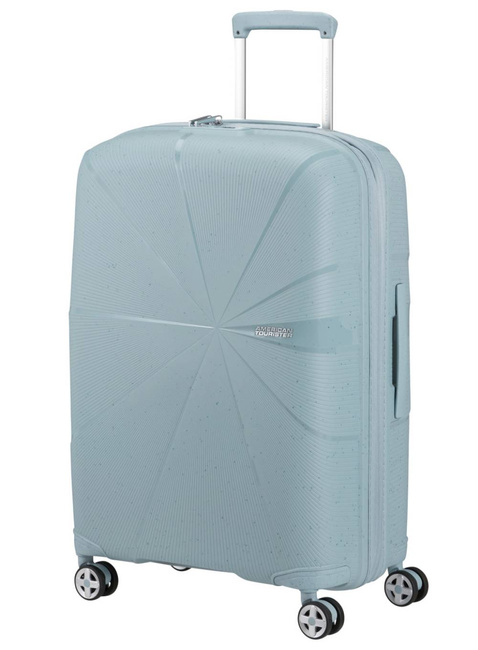 Walizka średnia American Tourister StarVibe EXP - azzurro speckles