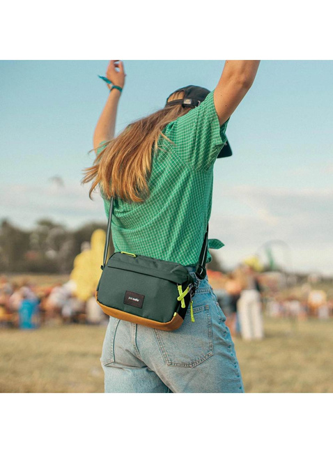 Torba antykradzieżowa na ramię Pacsafe Go Anti-Theft Crossbody Bag - spruce green