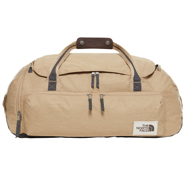 Turystyczna torba, plecak The North Face Berkeley Duffel M - kelp tan dark heather/asphalt grey