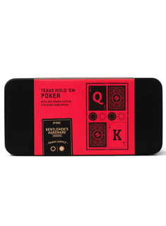 Zestaw do pokera Gentlemen's Hardware No 581 Texas Hold ‘Em Poker