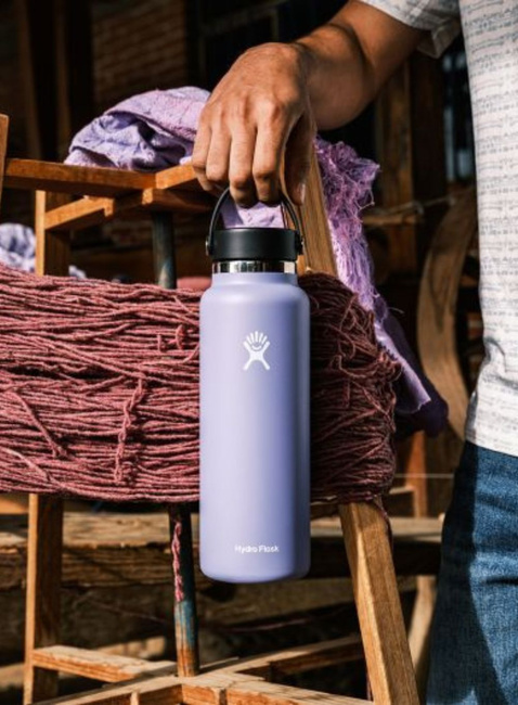 Bidon butelka termiczna Hydro Flask Wide Mouth Flex Cap 1,182 l - indigo