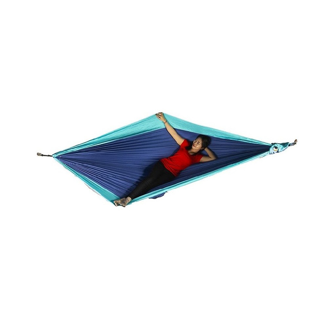 Hamak Ticket To The Moon King Size Hammock - royal blue / turquoise