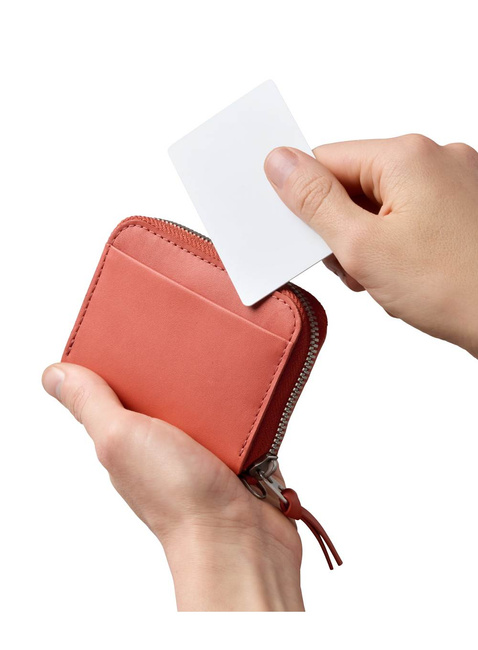 Skórzany portfel kieszonkowy Bellroy Folio Piccolo - blood orange