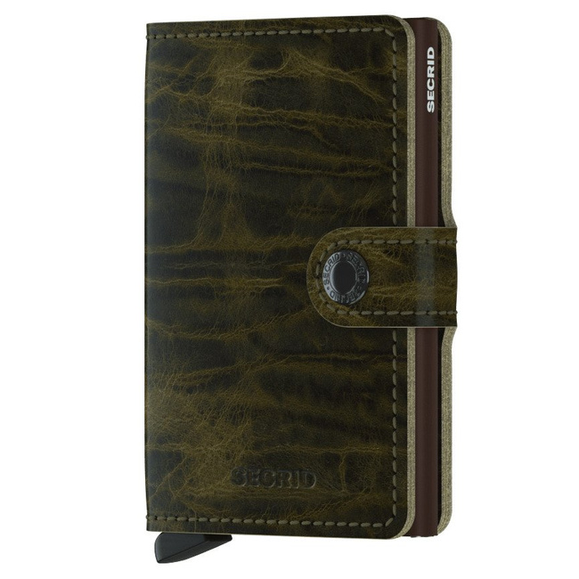 Miniportfel Miniwallet Secrid Dutch Martin - Olive