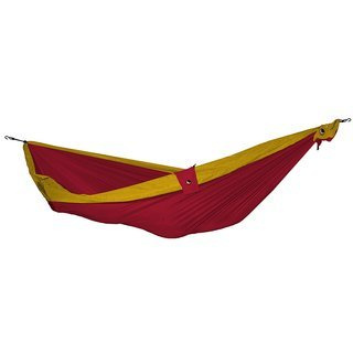 Hamak dwuosobowy Ticket To The Moon Double Hammock - burgundy / dark yellow