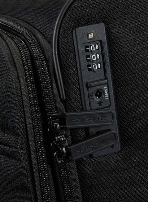 Walizka średnia poszerzana Samsonite Vaycay - black
